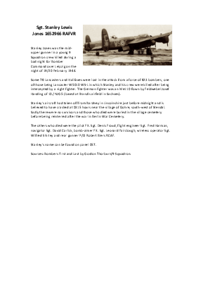 A preview of a PDF biography for Jones, Stanley Lewis